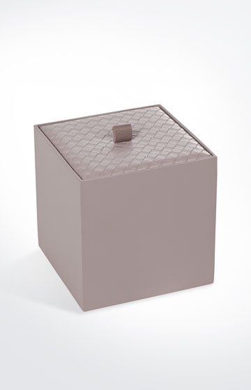 Große Kosmetik-Box Bathline, Grau-Rosé