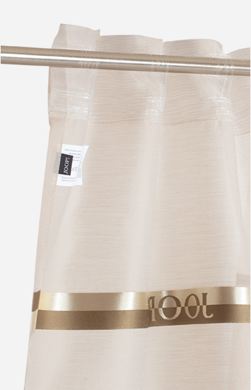 JOOP! LOGO STRIPES ready-made curtain 130 x 250 cm, aqua