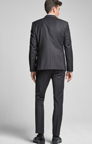 Anzug Herby-Blayr in Mittelgrau gemustert