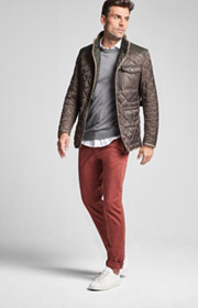 Steppjacke Clint in Oliv