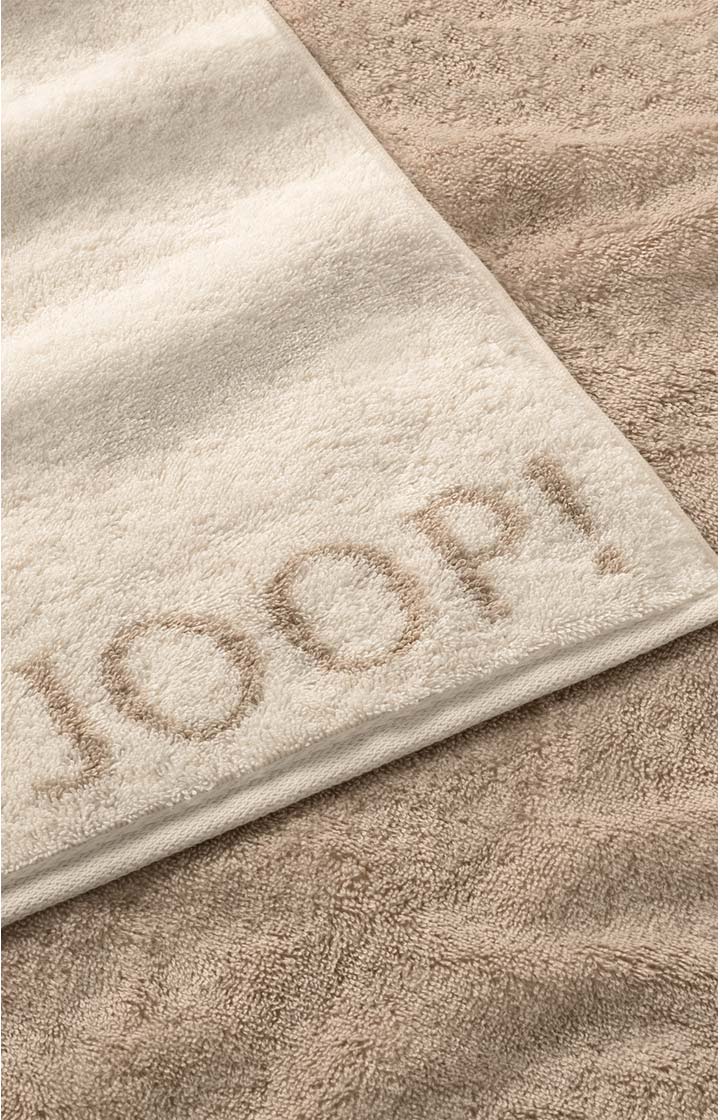 JOOP! DOUBLE FACE bath towel in cream