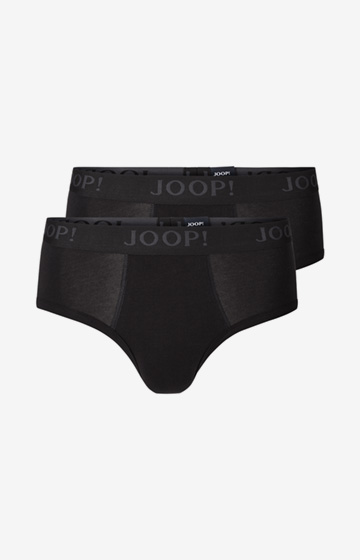 2er-Pack Fine Cotton Stretch Slip in Schwarz