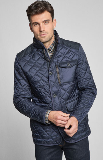 Steppjacke Clint in Dunkelblau