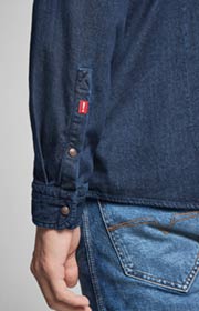 Denim-Hemd Henrik in Dunkelblau