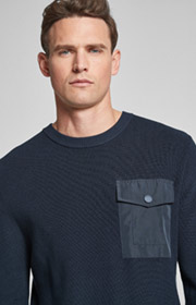 Pullover Pejo in Dunkelblau 