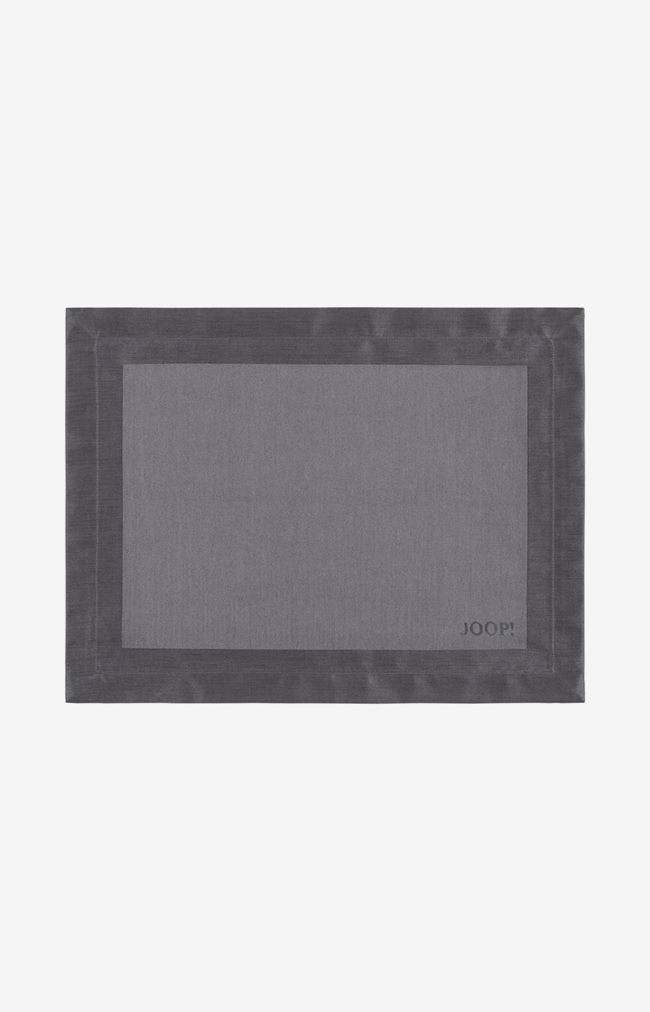 JOOP! Signature Place Mats in Graphite, Pack of 2, 36 x 48 cm