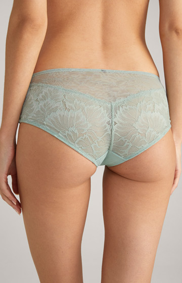 Lace Hipster Panties in Sea Grass