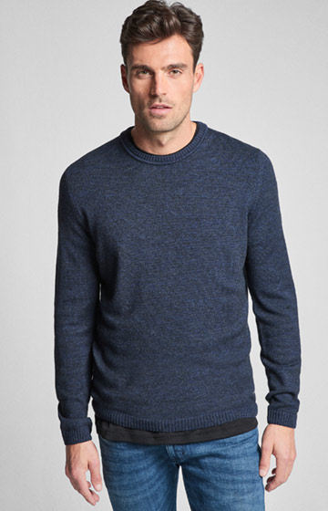 Pullover Harlow in Navy meliert