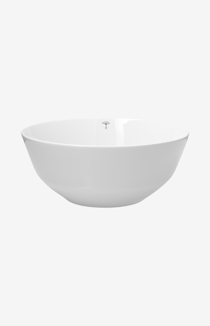 Single Cornflower bowl in white