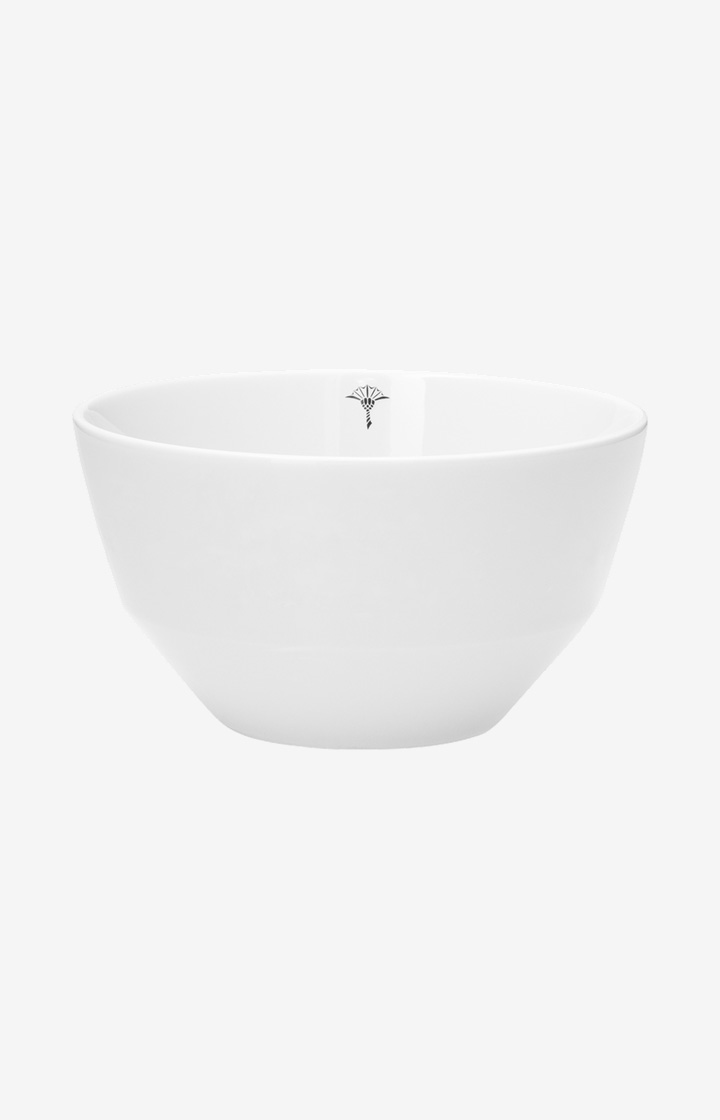 Single Cornflower Bowl in White