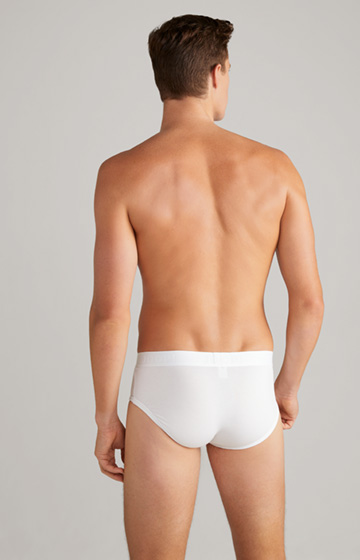 2-Pack of Modal Cotton Stretch Briefs in White