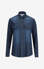Denim-Hemd Henrik in Dunkelblau