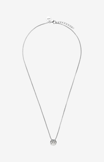 Zirconia necklace in silver