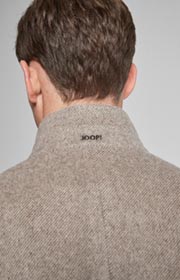 Mantel Maron in Beige-Melange