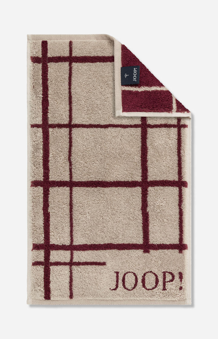 Ręcznik dla gości SELECT LAYER marki JOOP! w kolorze różowym, 30 x 50 cm