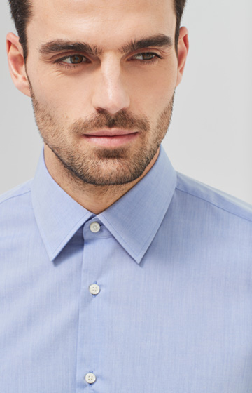 Hemd Pierce in Mittelblau