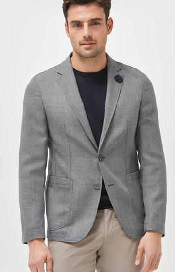 Sakko Heliox in Grau