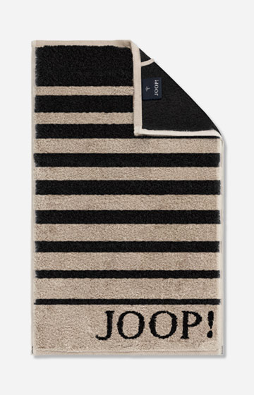 Ręcznik dla gości SELECT SHADE marki JOOP! w kolorze hebanowym, 30 x 50 cm