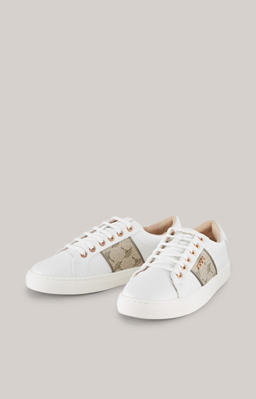 Sneakersy Mazzolino Lista Coralie w kolorze złamanej bieli i beżowym