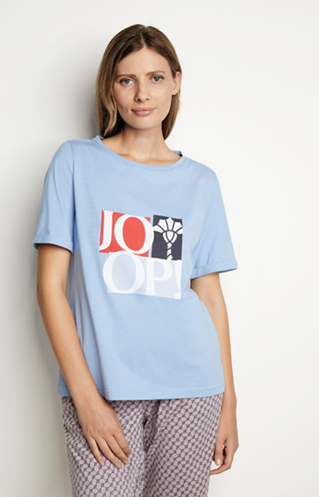 Loungewear T-Shirt in Bel Air Blau