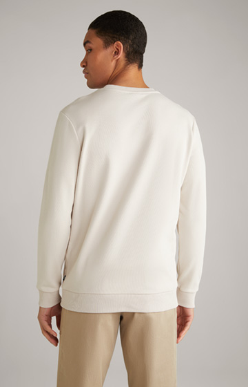 Sweatshirt Sandor in Offwhite