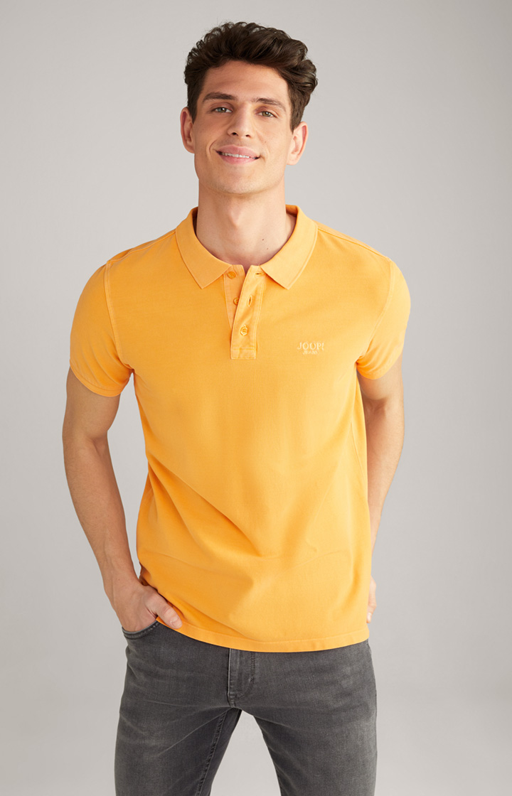 Koszulka polo Ambrosio w średnim żółtym kolorze