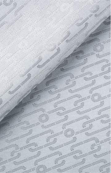JOOP! CHAINS ALLOVER round tablecloth, Ø 180 cm, silver