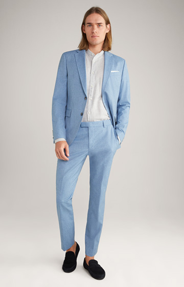 Haze-Bloom Suit in Mid-Blue