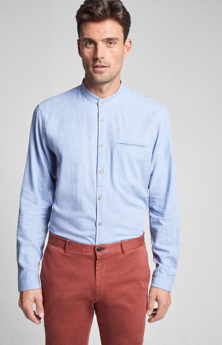 Flanell-Hemd Habakuk in Hellblau