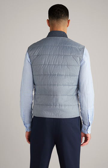 Wilmot Quilted Waistcoat in Blue