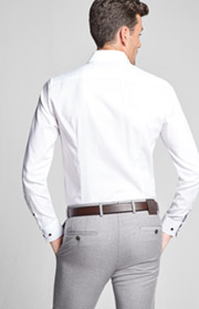 Hemd Panko - bügelleicht - in Weiß