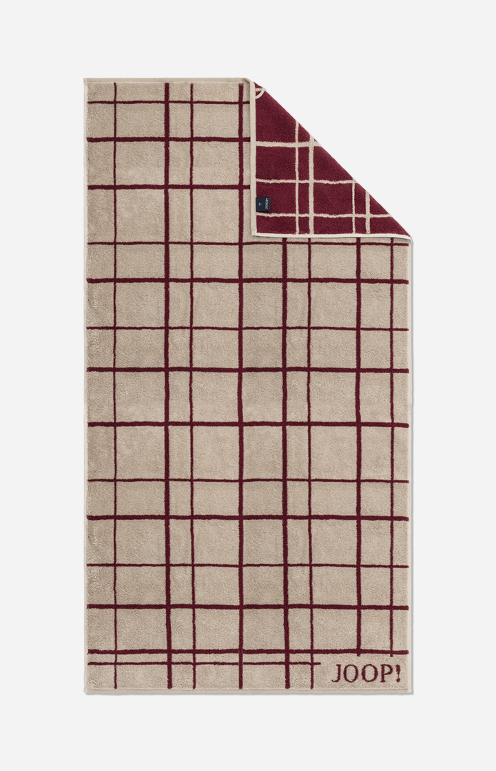 JOOP! SELECT LAYER Shower Towel in Rouge, 80 x 150 cm