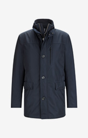 Wattierter Mantel Dannie in Dark Navy 