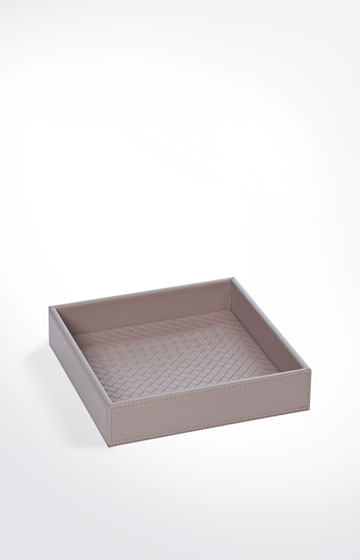 Tablett Bathline, Grau-Rosé