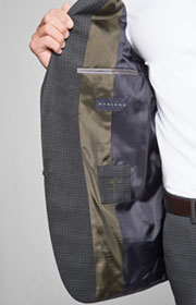 Anzug Finlo-Brake in Mittelgrau kariert