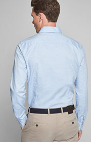 Hemd Pajos-W - bügelleicht - in Hellblau 