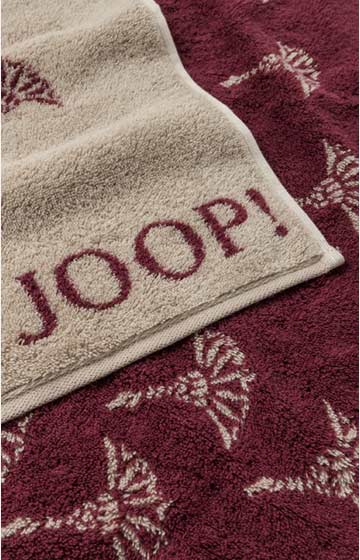 JOOP! FADED CORNFLOWER Hand Towel in Rouge, 50 x 100 cm