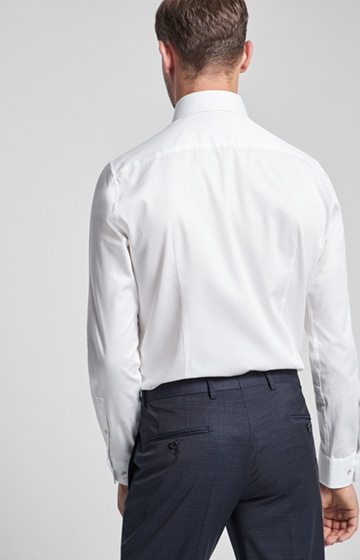 Evening-Hemd Pano -Bügelleicht - in Weiß