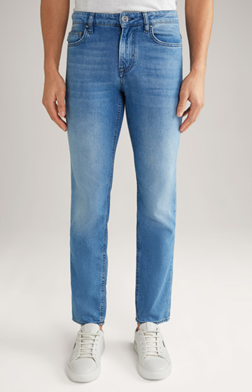 Mitch Cotton Jeans in Bright Blue