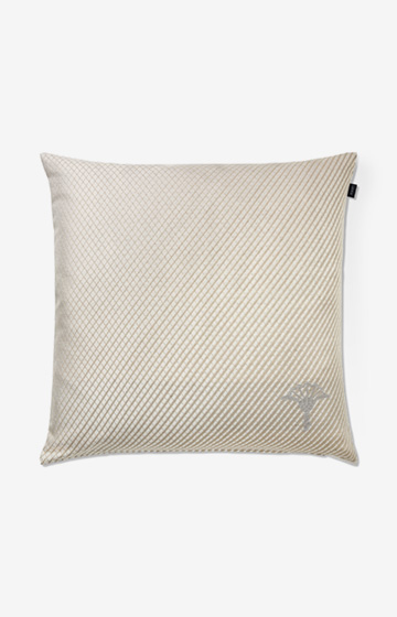 Kissenhülle Diamond, Beige gemustert