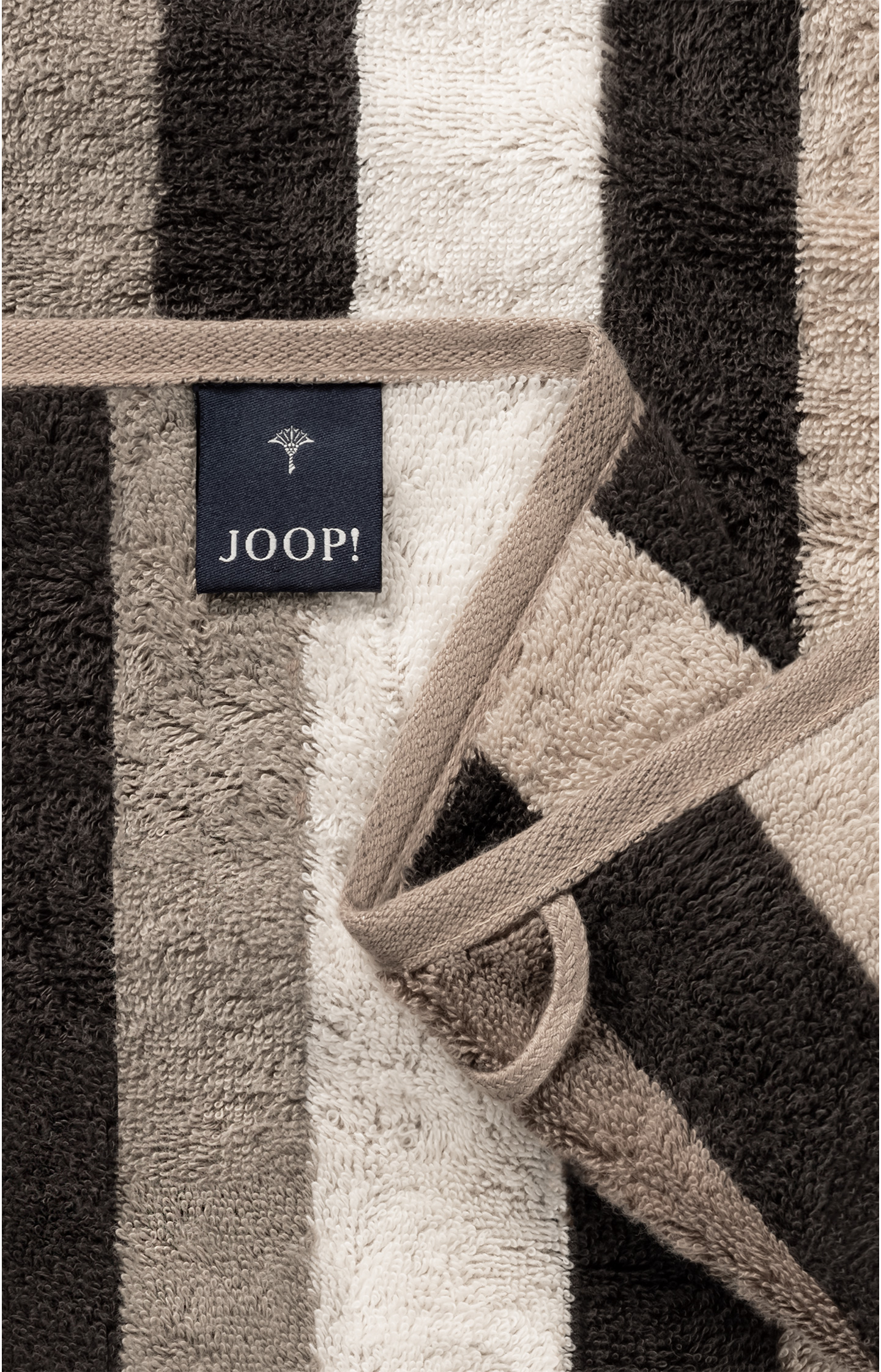 Handtuch JOOP! TONE STRIPES in Sand gestreift - im JOOP! Online-Shop