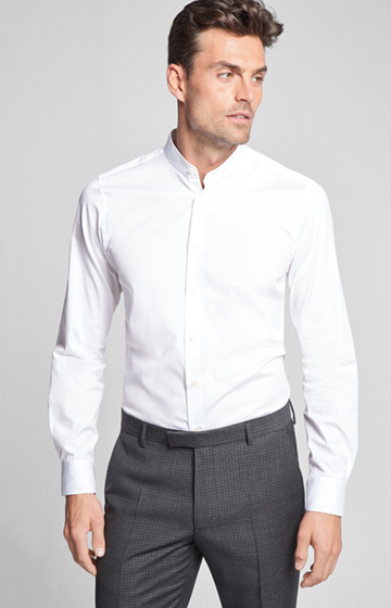 Hemd Piro - bügelleicht - in Weiß