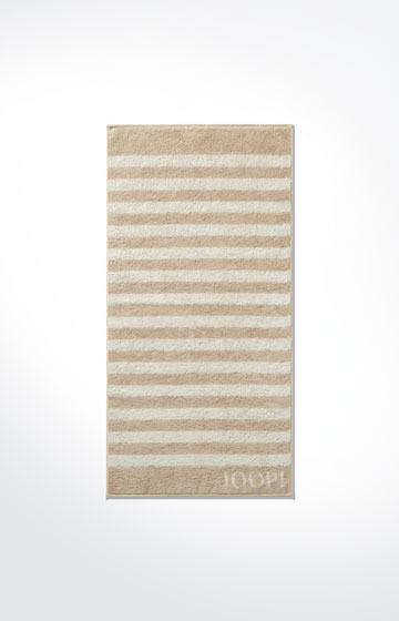 Duschtuch Classic Stripes, Sand