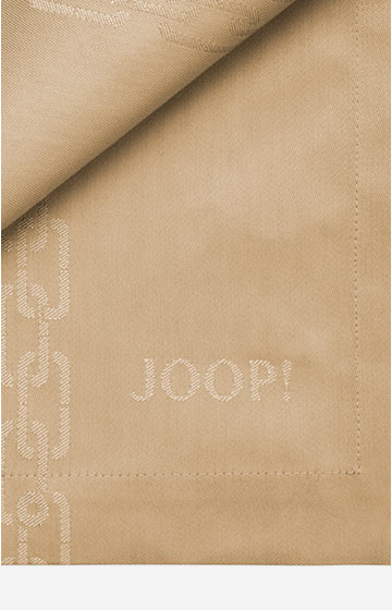 JOOP! CHAINS table runner in gold, 50 x 160 cm