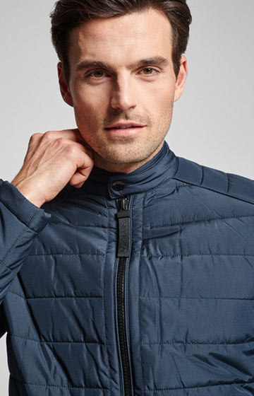Steppjacke Nylson in Dunkelblau