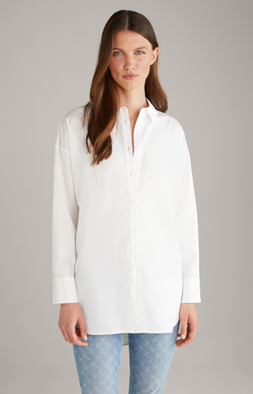Bluza w stylu oversize w kolorze białym