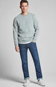 Jeans Mitch in Mittelblau 