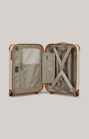 Twarda walizka Cortina Volare, rozmiar S w kolorze złamanej bieli