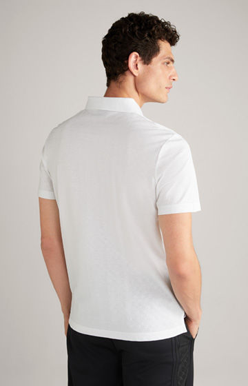 Baumwoll-Poloshirt Pacey in Weiß