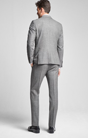 Anzug Hustle-Bax in Anthrazit meliert